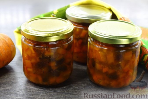 Морковное варенье с изюмом, имбирём и эстрагоном